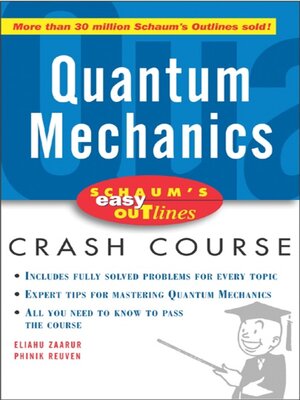 cover image of Schaum's Easy Outline of Quantum Mechanics